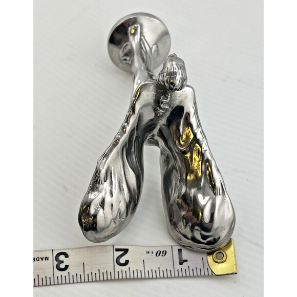 Vtg Rolls Royce Hood Ornament Spirit Of Ecstasy Phantom II Emblem Silver Lady - Picture 11 of 11